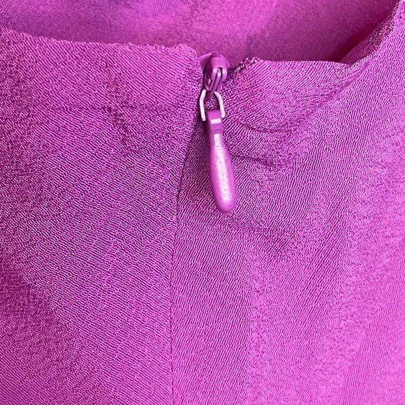 Steve Madden Tarin Dress L Orchid Purple Asymmetric Hem Slip Midi NWT - Picture 5 of 13